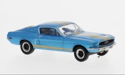 Brekina 19610 - H0 - Ford Mustang GT350 - blau/schwarz